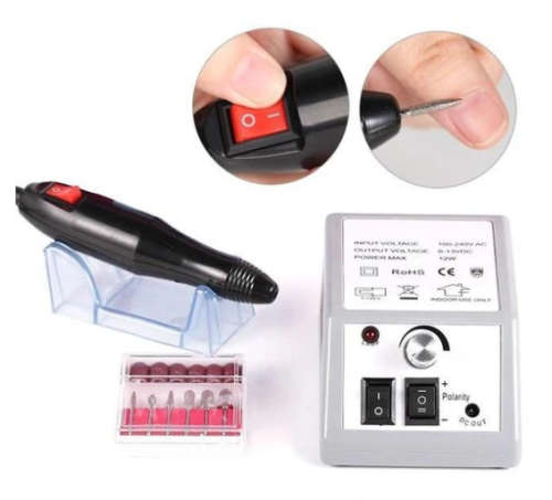 220-240V Professional Manicure Pedicure Electric Drill Nail Art Set