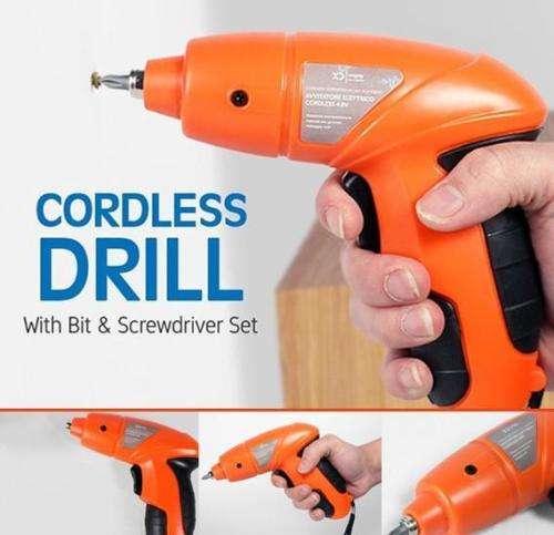 4.8v 45 in 1 Wireless Cordless Electric Screwdriver Drill Rechargeable Power Tool US