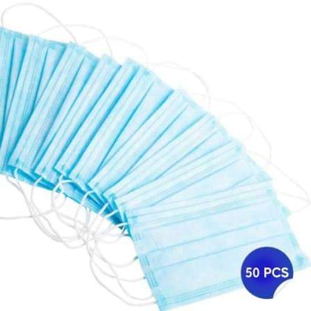 Face Masks 3-Layer Disposable Non-woven Dustproof Mask Health Care( price for one )