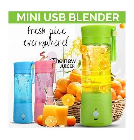 portable and rechargeable battery juice blender