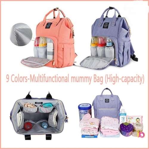 Multifunction Baby Nappy Bags Diaper, Mother Shoulder, Fashion Maternity Handbag(RED COLOUR ONLY)