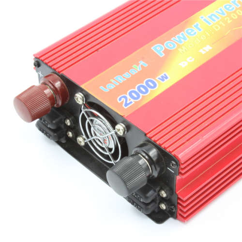 Inverter 2000W DC 12V~24V to AC 220V Power Inverter Adapter Vehicle motor Car Chargers Converter