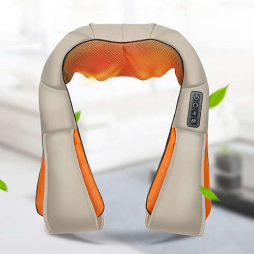 Global Vlotage 4 Buttons Upgraded Kneading Neck Back Waist Electric Massager Office Relax