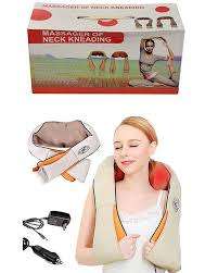 Global Vlotage 4 Buttons Upgraded Kneading Neck Back Waist Electric Massager Office Relax