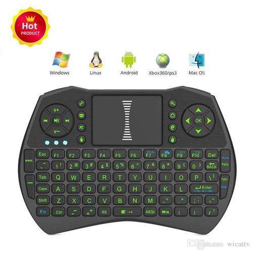 Backlit Mini Keyboard Touchpad Mouse,I9 Mini Wireless Keyboard with Touchpad and Multimedia keys