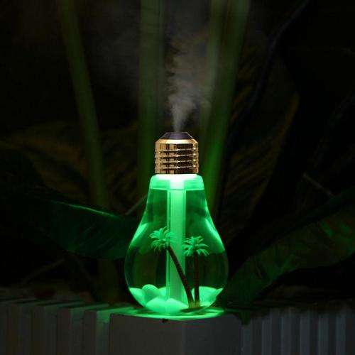 Colorful USB Light Bulb Humidifier Air Purifier Diffuser Atomizer