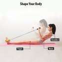 Personal Pull Reducer Body Trimmer for Fitness Exercise 4pcs pull ropes.