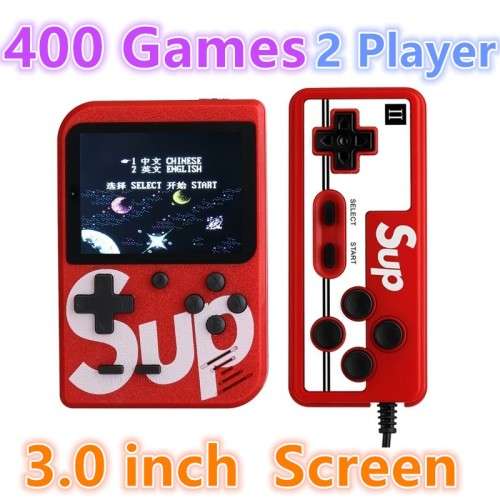 SUP PLUS Handheld Video Game Console. 400 Classic Games in 1.SUPREME + GameBoy Games. For Two Player