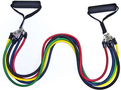 5 in 1 Combo - Power Resistance Bands Set - Home Gym Extreme