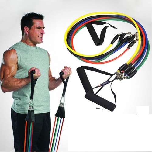 5 in 1 Combo - Power Resistance Bands Set - Home Gym Extreme