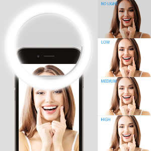 Selfie Portable Led Camera Phone Photography Ring Light Enhancing Photograph