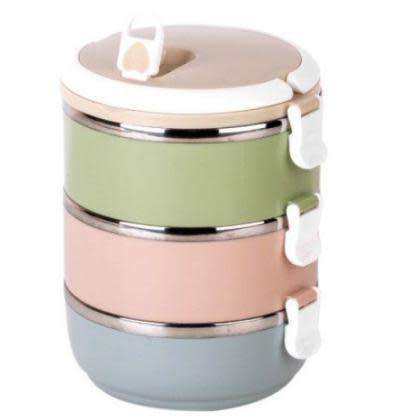 three layer lunch box
