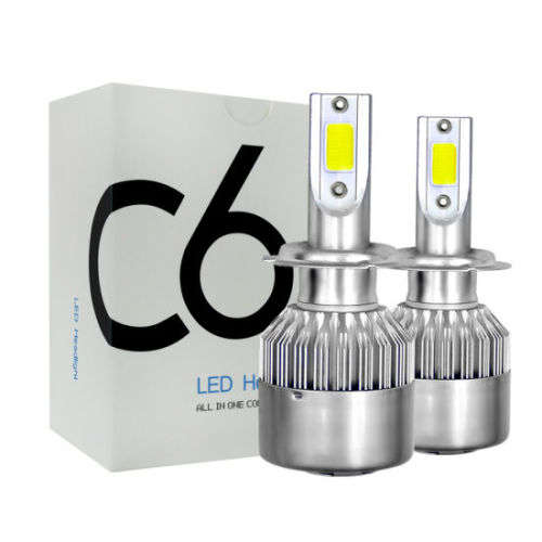 Snapdeal LED Lamp for Headlight - H7 C6 - 36W/3800 LM, FAN TYPE (pack of 2 Bulbs)