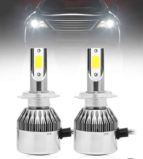 Snapdeal LED Lamp for Headlight - H7 C6 - 36W/3800 LM, FAN TYPE (pack of 2 Bulbs)