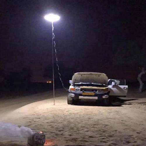High Power Ultra Bright Telescopic Fishing Rod Led Camping Light For Outdoor (no remote)