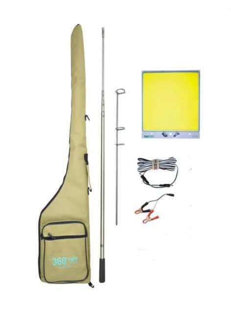 High Power Ultra Bright Telescopic Fishing Rod Led Camping Light For Outdoor (no remote)