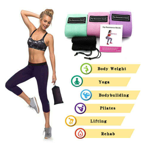 Hip Resistance Bands Set Of 3