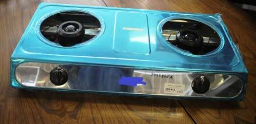 HOME GAS STeel JJP STANLESS STELL 2-PLATE GAS STOVE