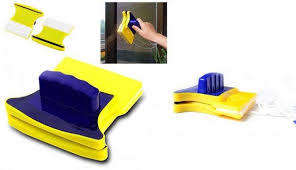 Magnetic Window Wizard Double Side Glass Wiper Cleaner Useful Surface Cleaning Brushes