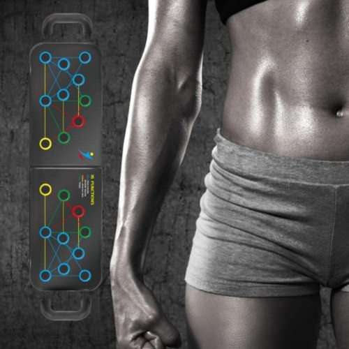 16 In1 PushUp Rack Board Fitness Pushup Stands Arm Abdominal Muscle Training Gym Exercise 20 holes