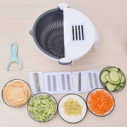 Wet Basket Vegetable Cutter Multi-functional Vegetables Chopper
