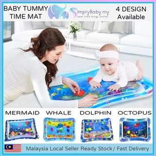 Baby infant Water Play Mat Tummy Time Cushion Inflatable Patted Playmat Stimulation Growth