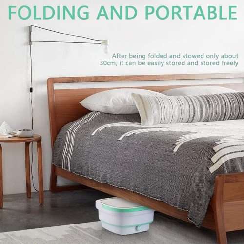 220V Portable Folding Laundry Ultrasoni Semi-automatic Clothes Washing Machine Bucket
