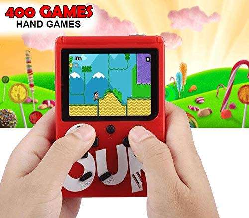 400 Games in Single Sup Game with LED EYE`s Protected Screen Best Gaming Experience for Kids