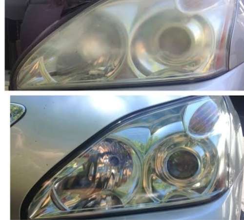 DIY Professional Headlight Restoration Restore Clean Renew Lens Polish Car Kit