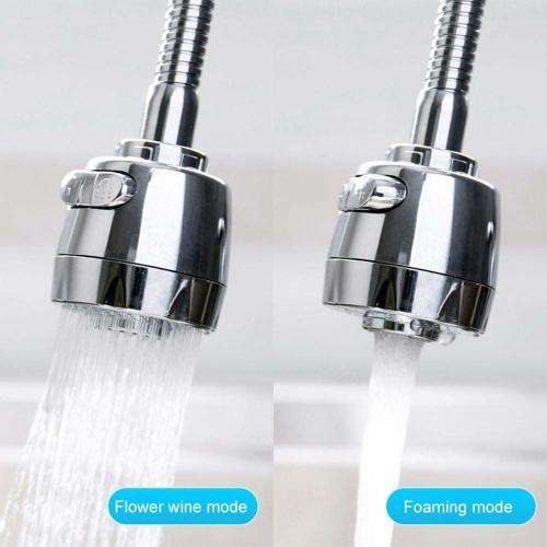 Kitchen Water Saver Tap 360 Degrees Rotate Faucet Nozzle with Adjustable Faucet Sprayer Sprinkler