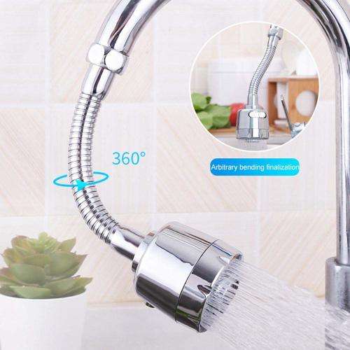 Kitchen Water Saver Tap 360 Degrees Rotate Faucet Nozzle with Adjustable Faucet Sprayer Sprinkler