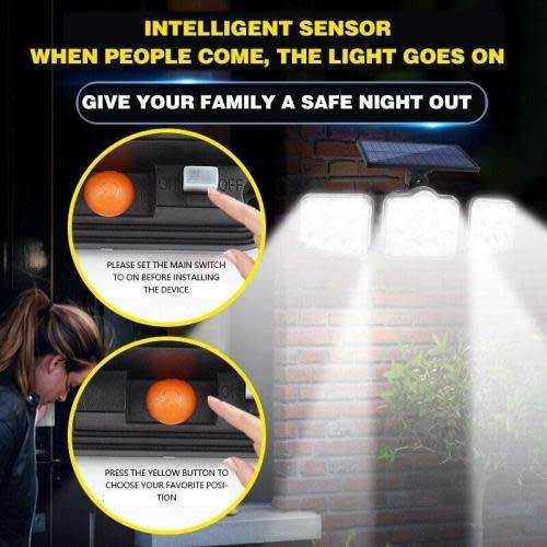 Solar Sensor Light 30watts German Technology with remote