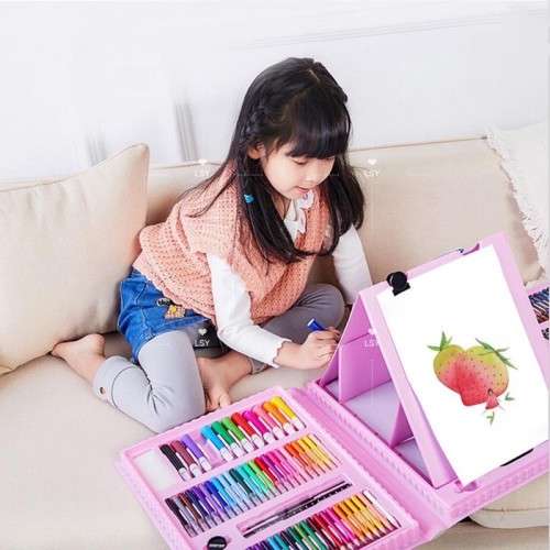 Super Mega Art Set 208pc Drawing Board - Blue