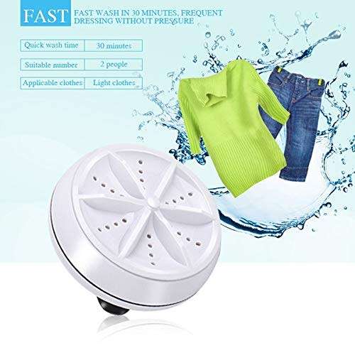 Ultrasonic Portable Travel Washing Machine