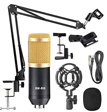 professional studio broadcasting and recording condenser microphone