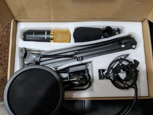 professional studio broadcasting and recording condenser microphone