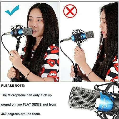 professional studio broadcasting and recording condenser microphone