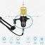 Microphone Bm 800 Condenser With V8 Sound Card Kit With Shock Mount For Live