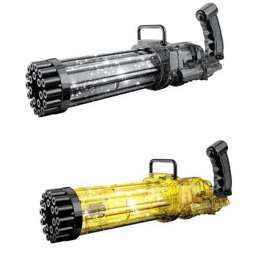 21-Hole Electric Gatling Bubble,Summer Outdoor And Indoor Toys For Boys Girls