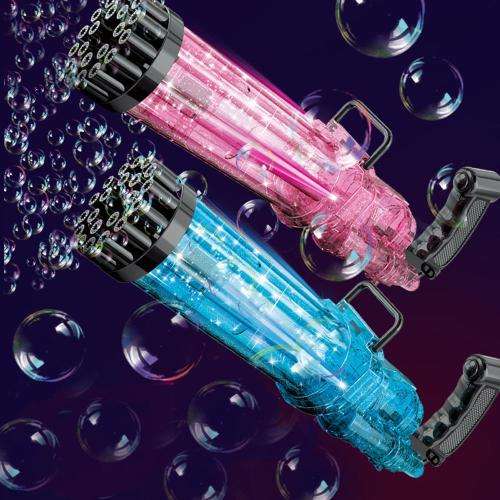 21-Hole Electric Gatling Bubble,Summer Outdoor And Indoor Toys For Boys Girls