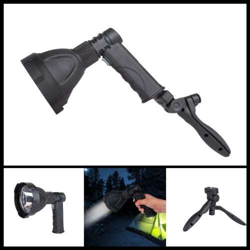 4000mAh LED Pistol Light, 3 Lighting Modes, USB Interface, Mobile Power Bank, 8000w