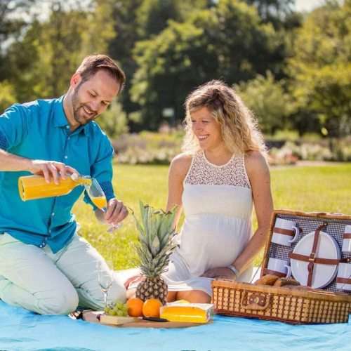 2.0 M*2.1M Waterproof Beach Blanket Outdoor Portable Picnic Mat Camping Ground Mat (pink color)