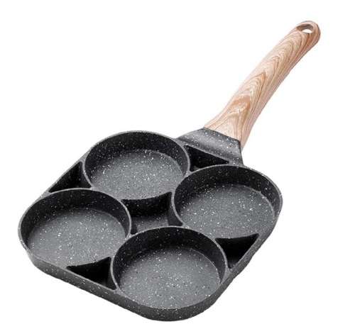 Four-Hole Non-Stick Thick Breakfast Cooking Pan
