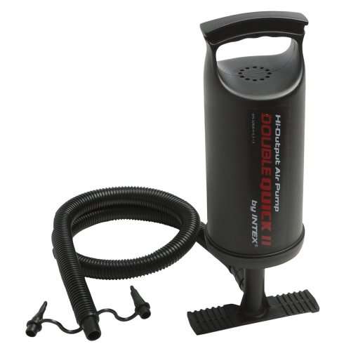 Intex High-Output Air Pump Double Quick Manually Inflatable Boat Pump Fit Air Bed Air Mat Swim Ring
