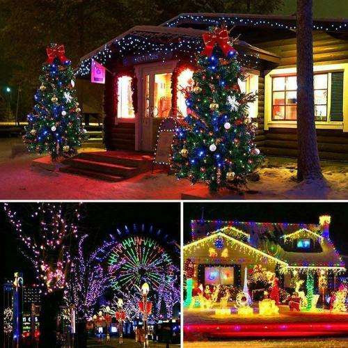String 50M 400LEDS Christmas/Wedding/Party Decoration Lights 220V outdoor Waterproof led 9 color RGB