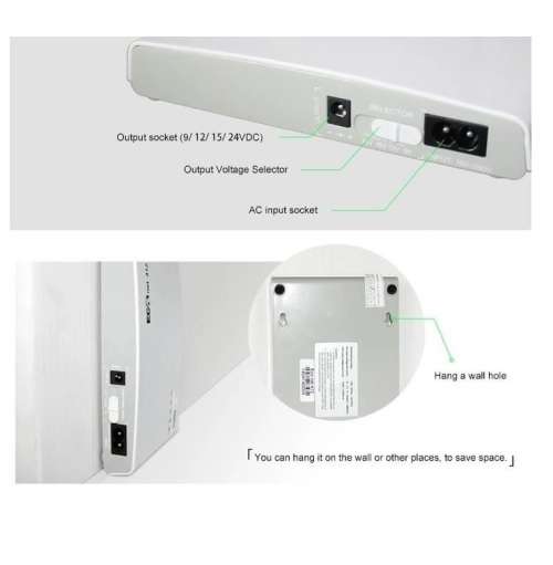 Rechargeable Portable Mini UPS for Internet Routers, CCTV & Smart Devices 8800Mah