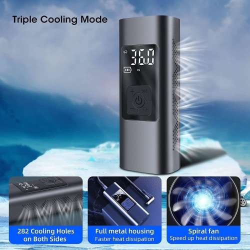 Cordless Car Tire Inflator Bike Electric Tire Inflator 2 Way Power supply
