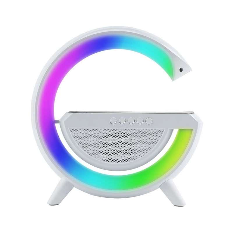 G-Shape Atmosphere 15W Wireless Charger LED RGB Bluetooth Speaker | 3-in-1
