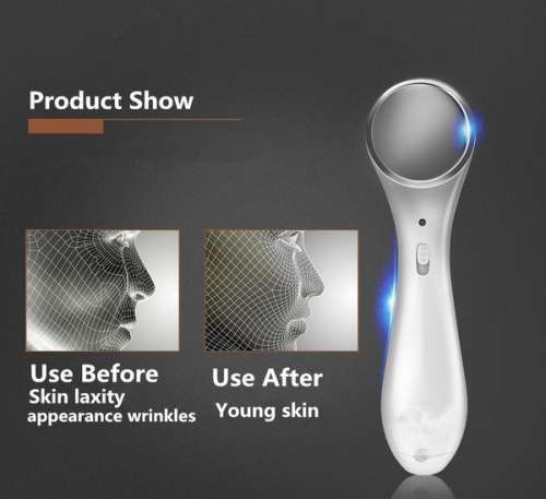 Ultrasound Ion facelift facial beauty device skincare massager