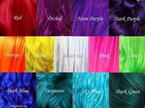 1kg bulk neon semi permanent hair color